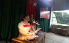 Đảng bộ xã Minh Tiến tổ chức cho đảng viên học tập nghị quyết